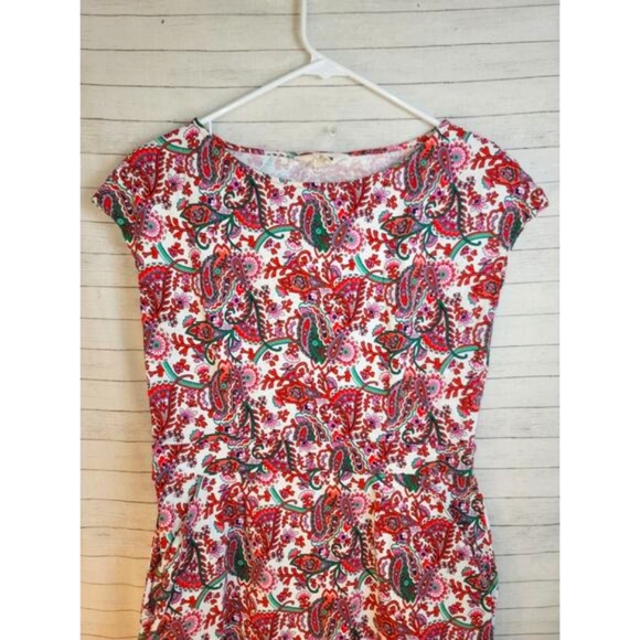 BODEN FLORRIE JERSEY FLORAL DRESS, SZ 8 - Picture 2 of 12